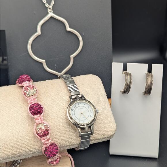 Silver & Pink Daydreams Curated Jewelry Bundle – 13 Pieces - Picture 4 of 7